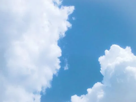 Blue Sky with Clouds Foto stock