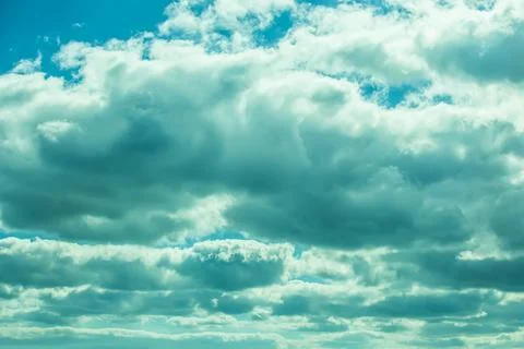 Blue sky with clouds Stock Photos