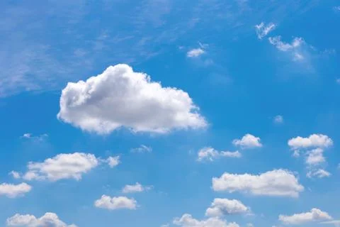 Blue sky with clouds Fotos de archivo