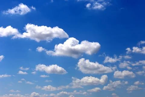 Blue sky with clouds Stock Photos