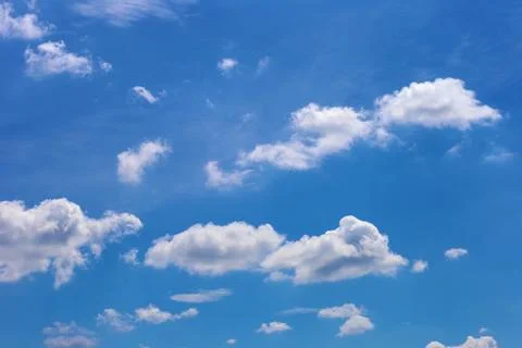 Blue sky with clouds Stock Photos