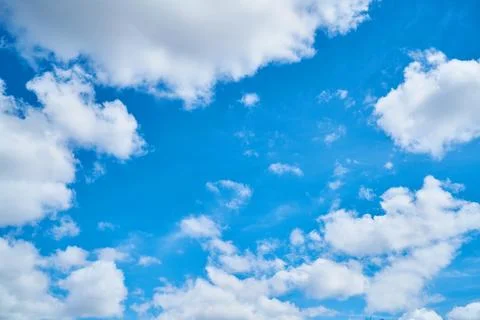 Blue Sky with Clouds Stock Photos