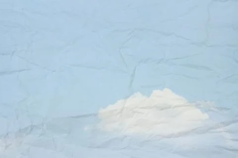Blue sky with clouds retro style. Stock Photos
