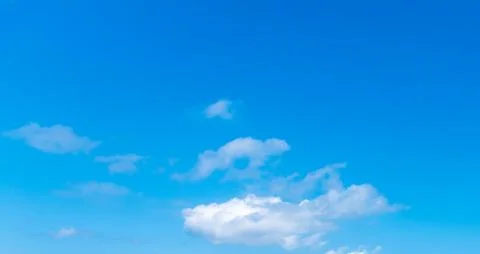 Blue sky with clouds in Sardinia Stock Photos