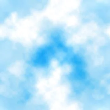 Blue sky clouds seamless tile Stock Illustration