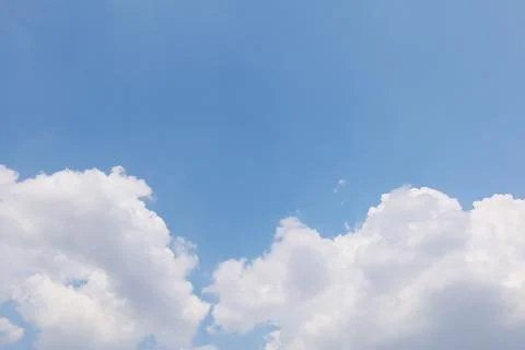 Blue sky with clouds, sky background Stock Photos