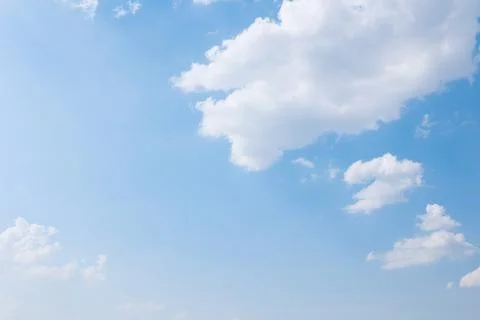 Blue sky with clouds, sky background Fotos de archivo