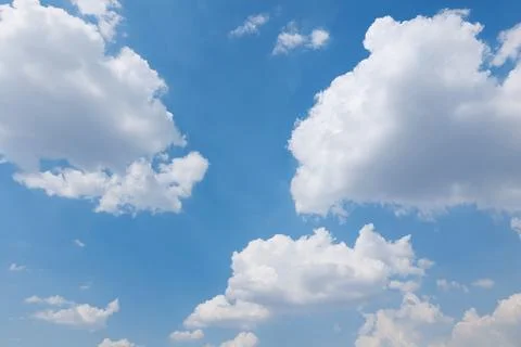 Blue sky with clouds, sky background 스톡 사진