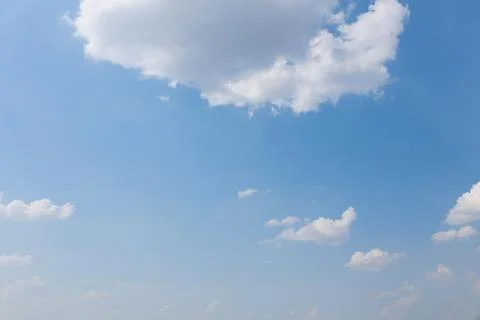 Blue sky with clouds, sky background 스톡 사진