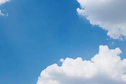 Blue sky with clouds, sky background Stock Photos
