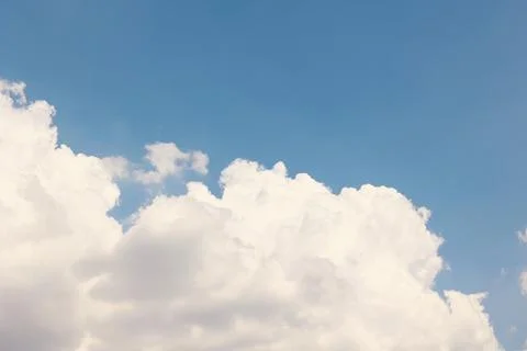 Blue sky with clouds, sky background Stock Photos