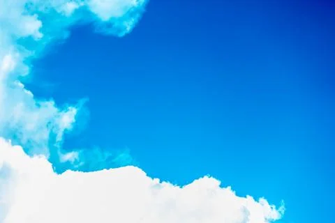 Blue sky, clouds in the sky Fotos de archivo