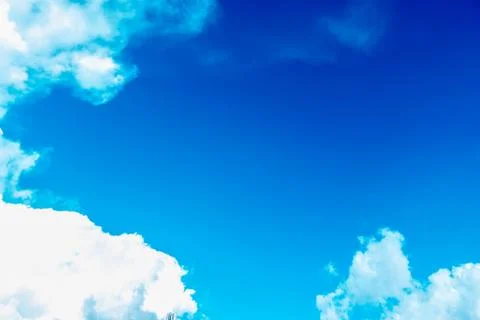 Blue sky, clouds in the sky Stock Photos