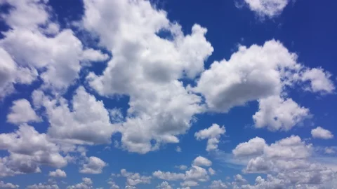 Blue Sky Clouds Time Lapse (2160p 25fps) Stock-Footage 96724379