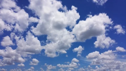 Blue Sky Clouds Time Lapse (2160p 29.97) Stock Footage 96725891