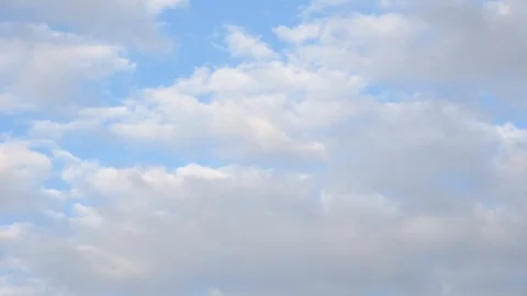 Blue sky with clouds. Time lapse. Vídeos de archivo 121516150