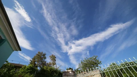 Blue sky clouds time lapse. Stock Footage 197114682