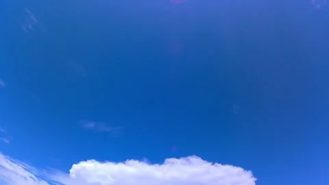 Blue sky, clouds, time lapse. Stock Footage 340183824
