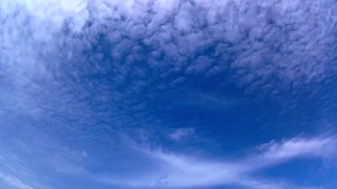 Blue sky, clouds, time lapse. Stock-Footage 340466955