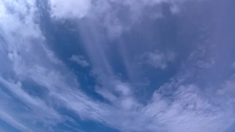 Blue sky, clouds. Time lapse. Stock Footage 341145909