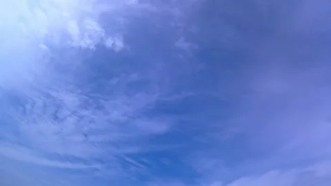 Blue sky, clouds, time lapse. 库存影片 341729946