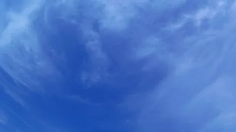 Blue sky, clouds, time lapse Видео 342003282