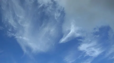 blue sky clouds timelapse 4k time lapse ... | Stock Video | Pond5