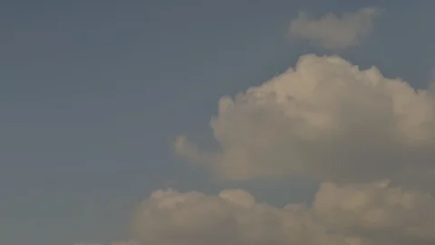 Blue sky with clouds timelapse Stock Footage 90351641