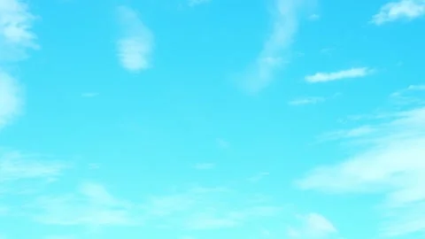 Blue sky with clouds in timelapse video Stock Footage 244293915