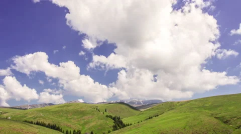 Blue sky clouds timelaspe Vídeo Stock 48088004