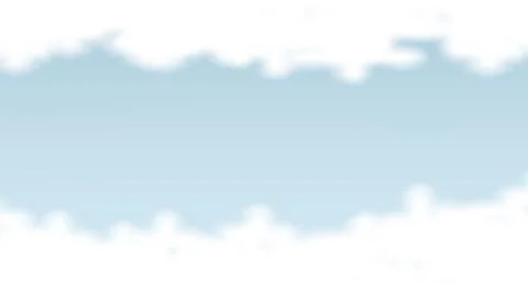 Blue sky with clouds. Vector background. White cloud detail in blue sky vecto 库存插图