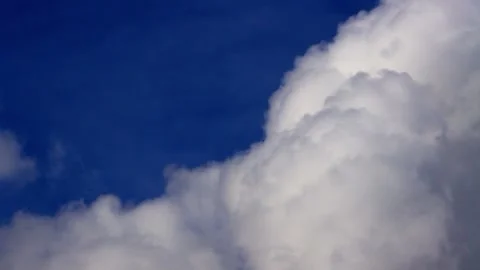 Blue sky with clouds white and grey  Stock Footage 244229678