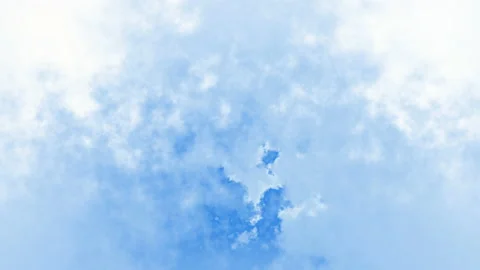Blue sky with clouds,best animation in 4k. Stock Footage 201571272