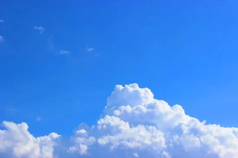 Blue sky clouds,Blue sky with clouds. Stock Photos
