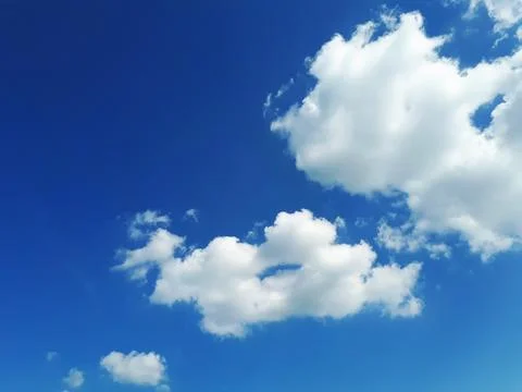 Blue sky clouds,Blue sky with clouds. Stock Photos