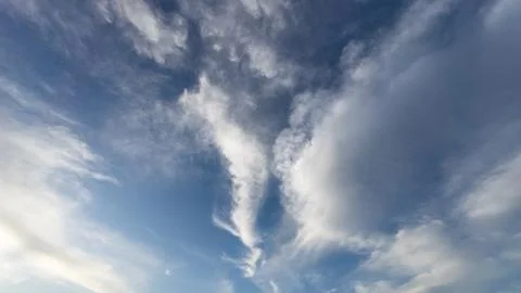 Blue Sky with Cloudscape Background Stock-Fotos