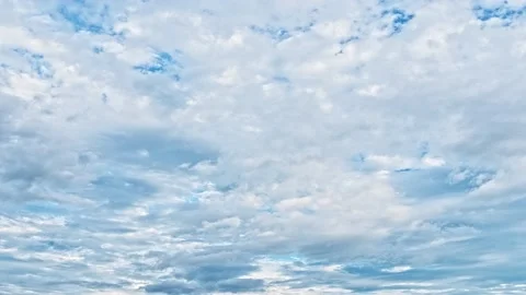 Blue sky with clouds.Cloud time lapse nature background. Video stock 158592503