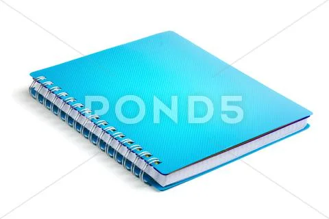 Blue sky color cover note book Stock Photos