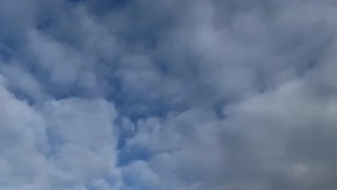 Blue sky with cumulus clouds. Background Stock Footage 230009663