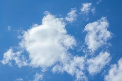 Blue Sky with Cumulus Clouds Stock-Fotos