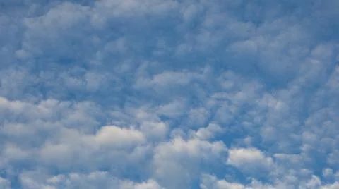 Blue Sky with Cumulus Clouds Stock Photos