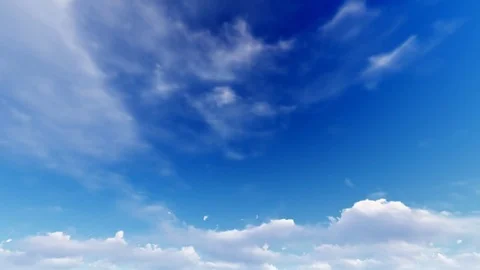 Blue sky day with bright sun shining through Stock Footage 77951219