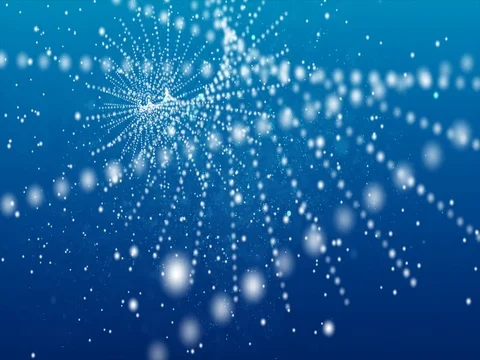 Blue sky DNA double helix, medical background Stock Footage 76405668