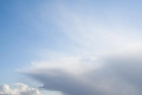 Blue Sky with Dramatic Cloud Formation Stock Photos