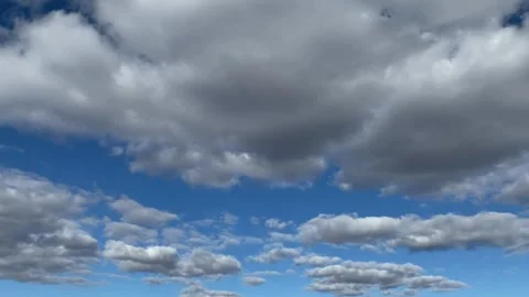 Blue Sky with Dramatic Clouds Background 動画素材 331455456