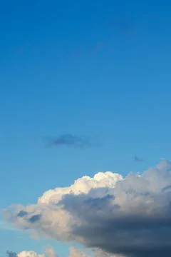 Blue Sky With Dramatic Clouds Foto stock