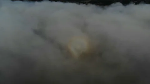 Blue sky from the drone Stock Footage 128901732