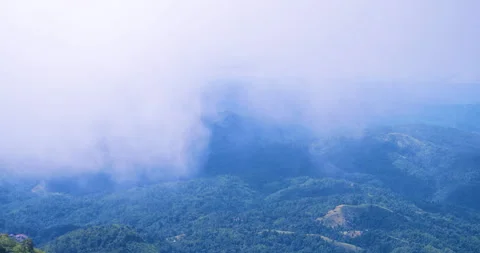 Blue sky fluffy white clouds summer season bright skyline beautiful cloudscape Stock Footage 309505743