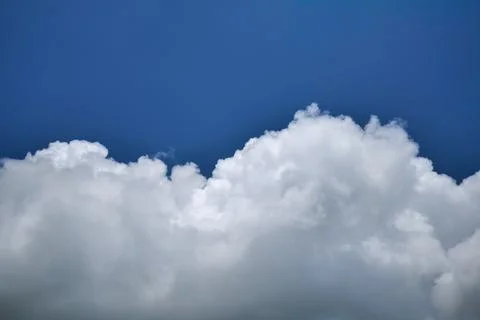 Blue Sky with Fluffy White Clouds Photos