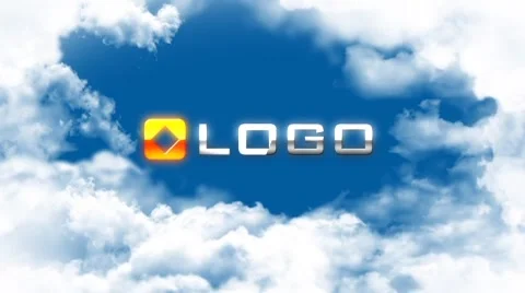Blue Sky Fly through 3D Clouds Corporate Logo Reveal Transition Animation  Opener ~ After Effects #44646836